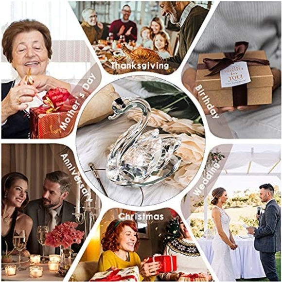 H&D Sparkle Swan Figurine - Picture 7 of 7